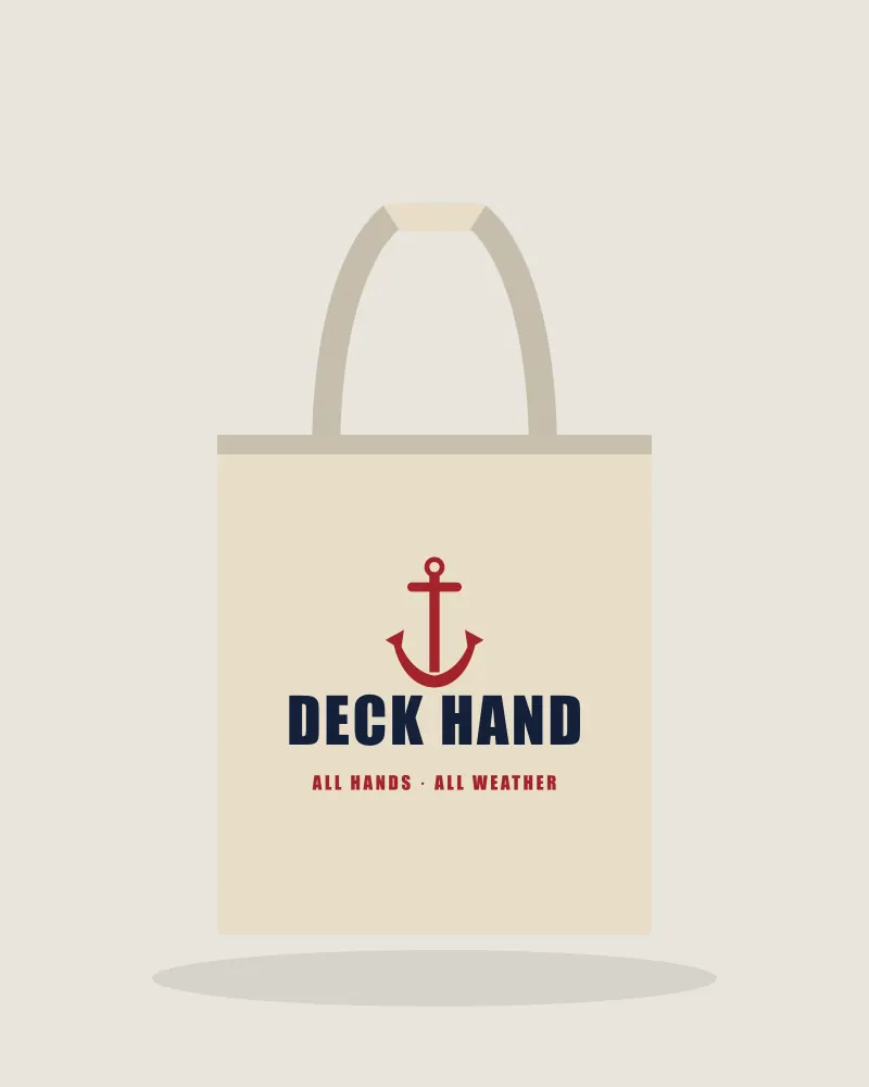 Deck Hand Tote in Natural